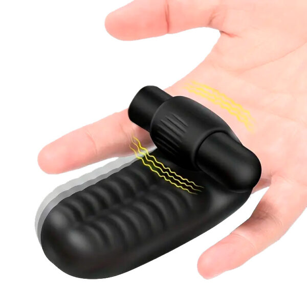 Dedal vibrador de silicón