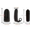 Dedal vibrador de silicón