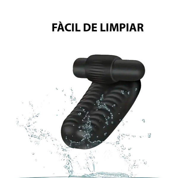 Dedal vibrador de silicón
