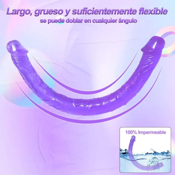 Consolador Doble de gel