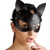 Máscara de gato para mujer tipo BDSM