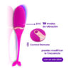 Vibrador inalámbrico "Ballena" con control remoto