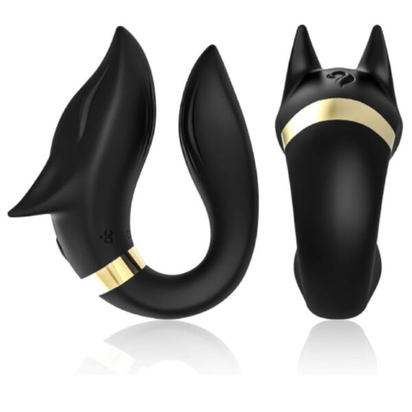 FOX Vibrador doble de silicón 10 velocidades