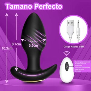 Plug anal vibrador inalámbrico
