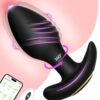Plug anal vibrador inalámbrico